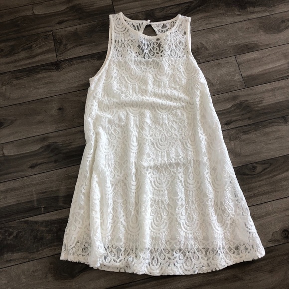 White Lace Dress - Picture 1 of 2